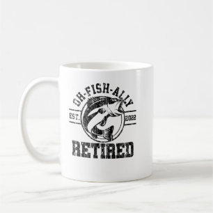 Mug Hommes Oh-Fish-Ally Retraité 2022 Pêcheurs Mens Re