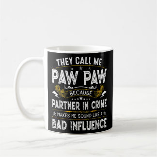 Mug Hommes On M'Appelle Paw Paw Papa Drôle Idée