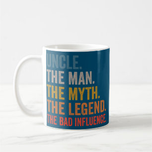 Mug Hommes Oncle L'Homme Le Mythe La Légende Les Mauva