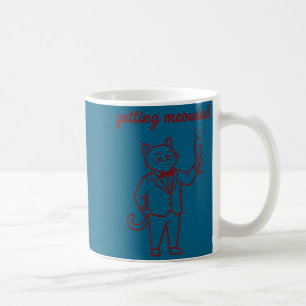 Mug Hommes qui miaulent mariage de chat drôle mariée m