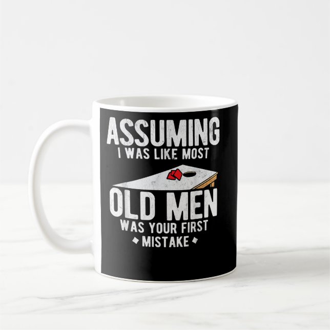 Mug Hommes Supposant Que J'Étais Comme La Plupart Des  (Gauche)