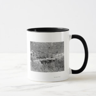 Mug Hommes sur des casquettes de vague et de bout de
