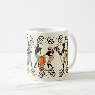 Mug Hommes Tribaux Africains : Sport Ethnique