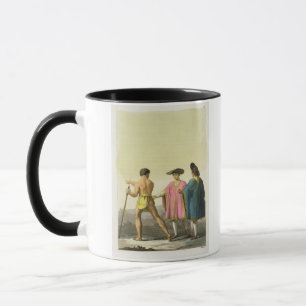 Mug Hommes utilisant les ponchos cérémonieux à