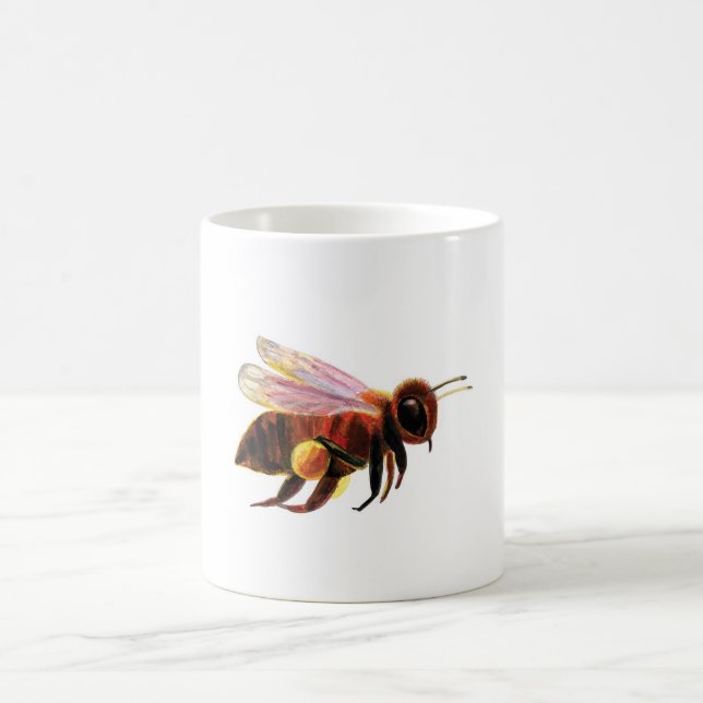 Mug Honey Bee Flying (Centre)