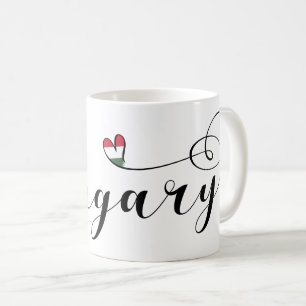 Mug Hongrie Coeur Mug, Hongrois