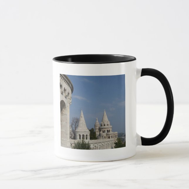 Mug Hongrie, ville capitale Budapest. Buda, Château (Droite)