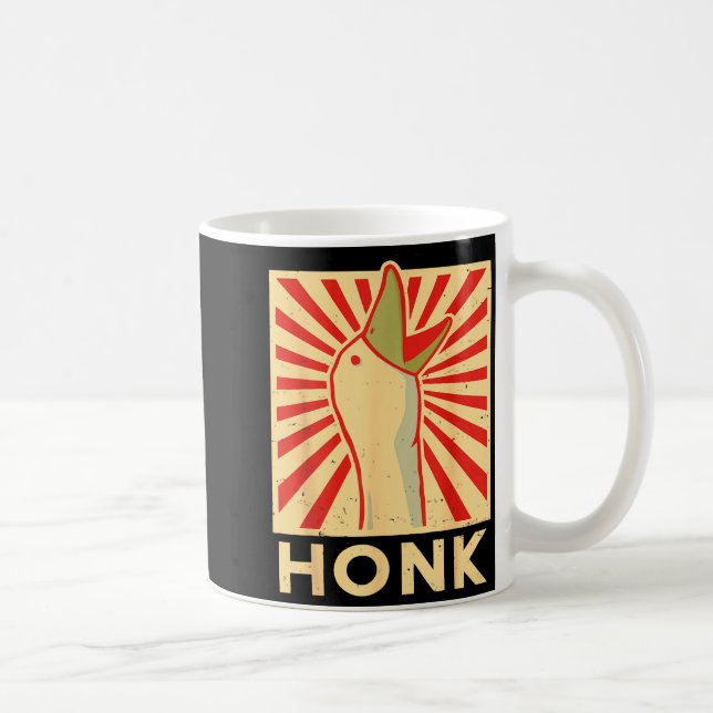 Mug Honk Goose - Funny Duck Chicken Meme Idea  (Droite)