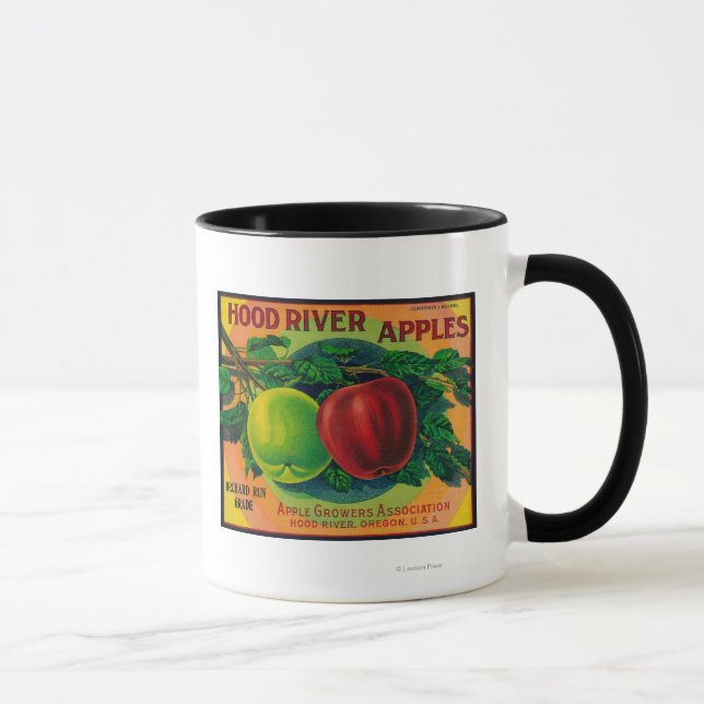 Mug Hood River Apple Crate Label Hood River, OU (Droite)