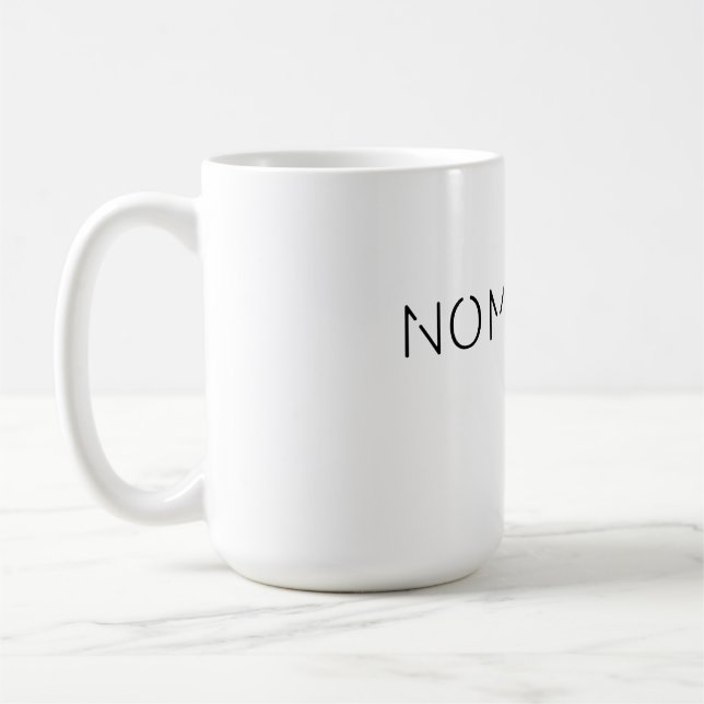 Mug Hoodie Nomadism Records Logo Noir (Gauche)