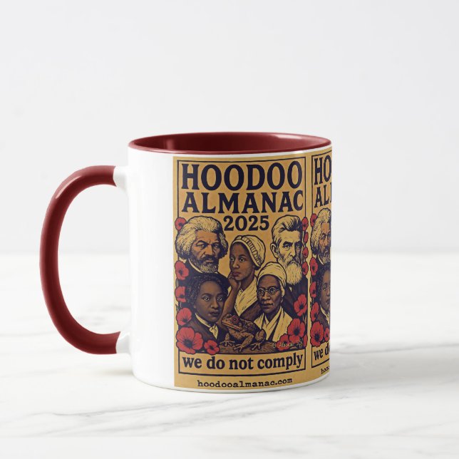 Mug Hoodoo Almanac 2025 nous ne nous conformons pas (Gauche)
