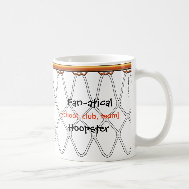Mug Hoop de basket Net_contour_Fan-atical Hoopster (Droite)