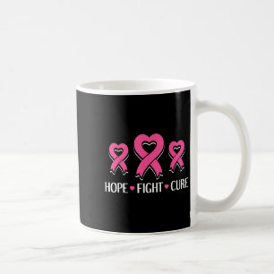 Mug Hope Fight Cure - Mois de sensibilisation au cance