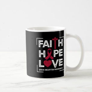Mug Hope Love Cerveau Aneurysm Sensibilisation 1