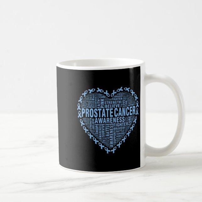 Mug Hope Love Prostate Cancer Sensibilisation Heart Li (Droite)
