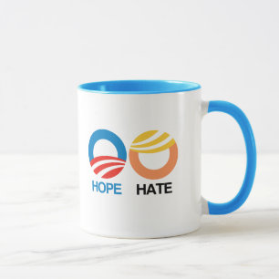 Mug HOPE (Obama) contre HATE (Trump)