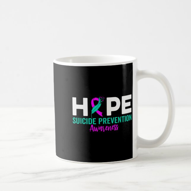 Mug Hope Suicide Prevention Ribbon Depression Suicide  (Droite)