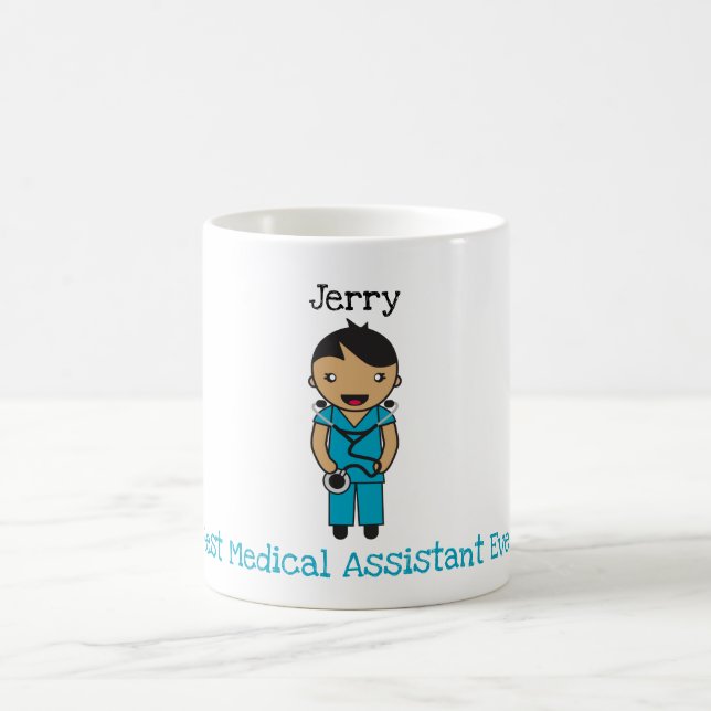 Mug Hôpital Personnalisé Chibi / Merci de travailleur  (Centre)