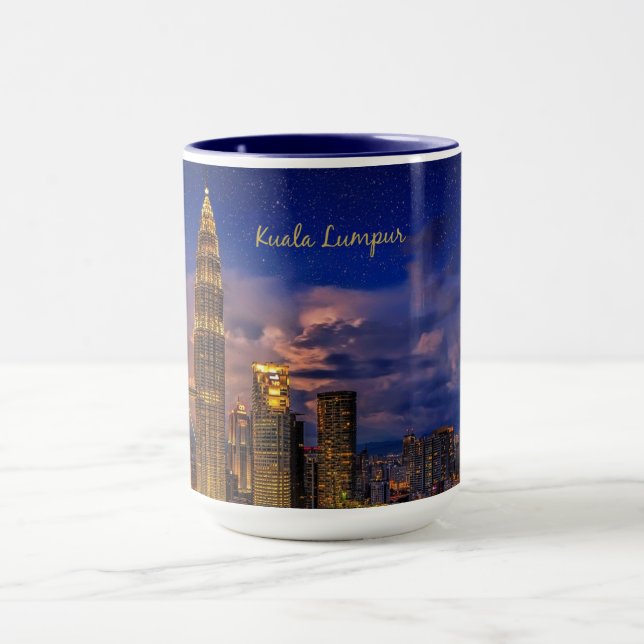 Mug Horizon de Kuala Lumpur la nuit (Centre)