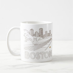 Mug Horizon de la ville de Boston, Boston Ma États-Uni
