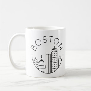 Mug Horizon de la ville de Boston, horizon de Boston m