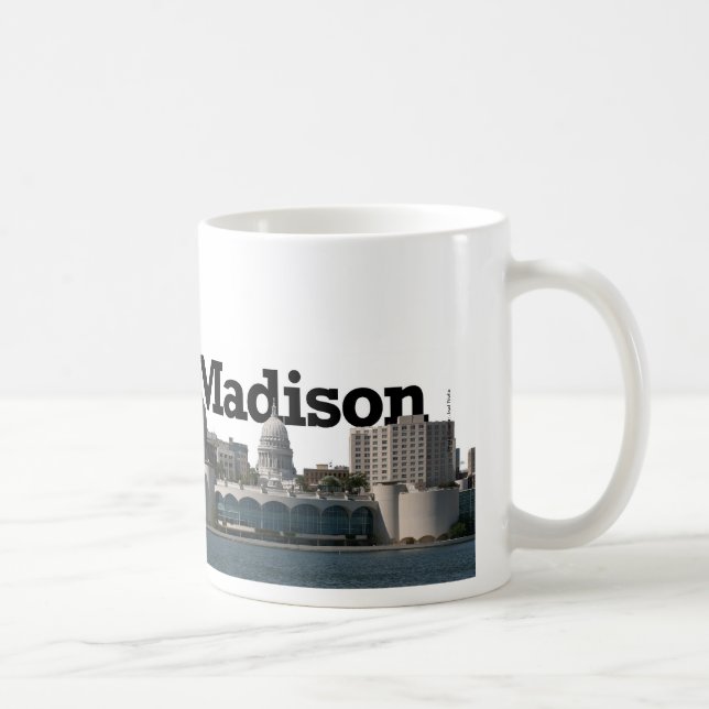 Mug Horizon de Madison le Wisconsin avec Madison dans (Droite)