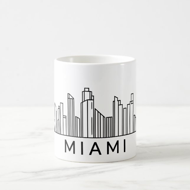 Mug Horizon de Miami – Conception de paysage urbain (Centre)