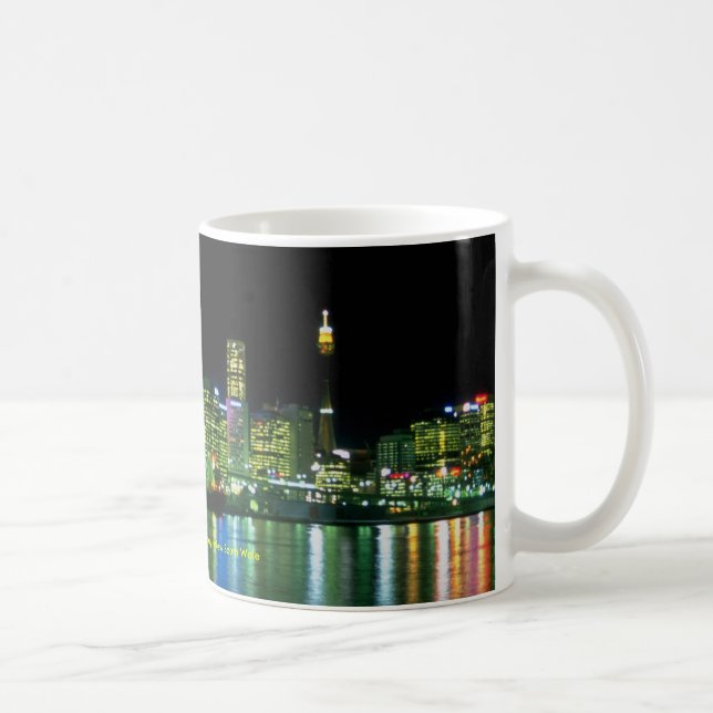 Mug Horizon de nuit de Balmain, Sydney, nouveau Wale (Droite)