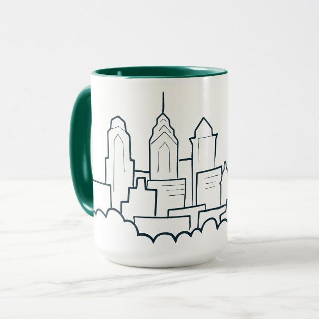 Mug Horizon de Philadelphie Pennsylvanie (Devant gauche)