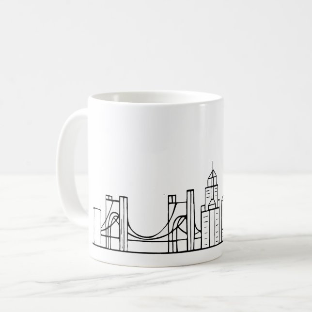 Mug Horizon de Pittsburgh (Devant gauche)