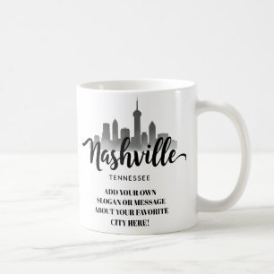Mug Horizon minimaliste de Nashville, Tennessee