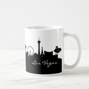 Mug Horizon noir et blanc de Las Vegas
