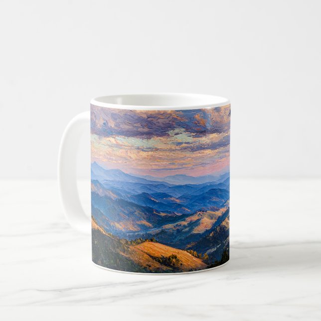 Mug Horizons bleus infinis (Devant gauche)