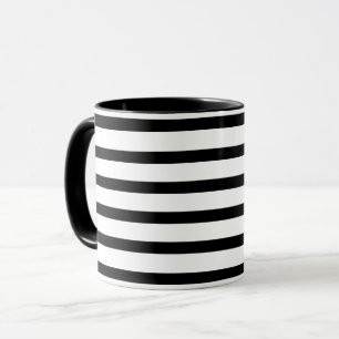 Mug Horizontales noir et blanc triées