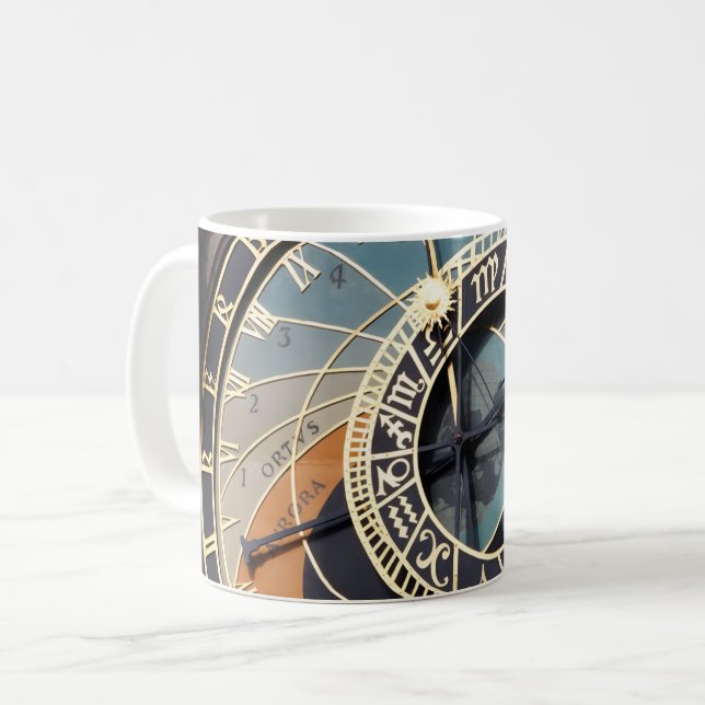 Mug Horloge Astronomique À Praque (Devant gauche)
