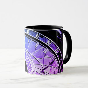 Mug Horloge Astronomique de Prague & Squelette /Czechi