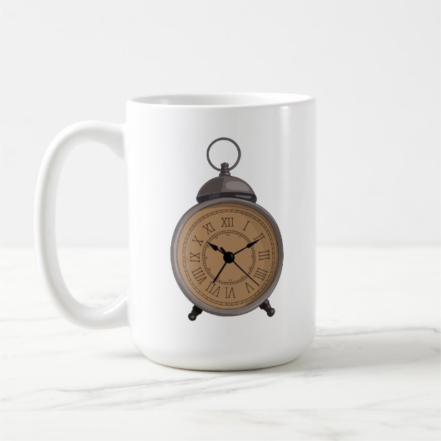 Mug Horloge d'alarme Vintage (Gauche)
