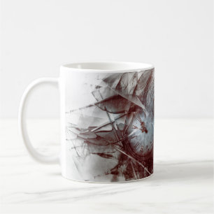 Mug horloge de l'oeil surréaliste Imaginaire
