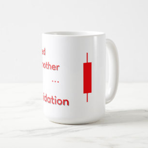 Mug Horloge drôle de crypto "J'ai survécu à la liquida