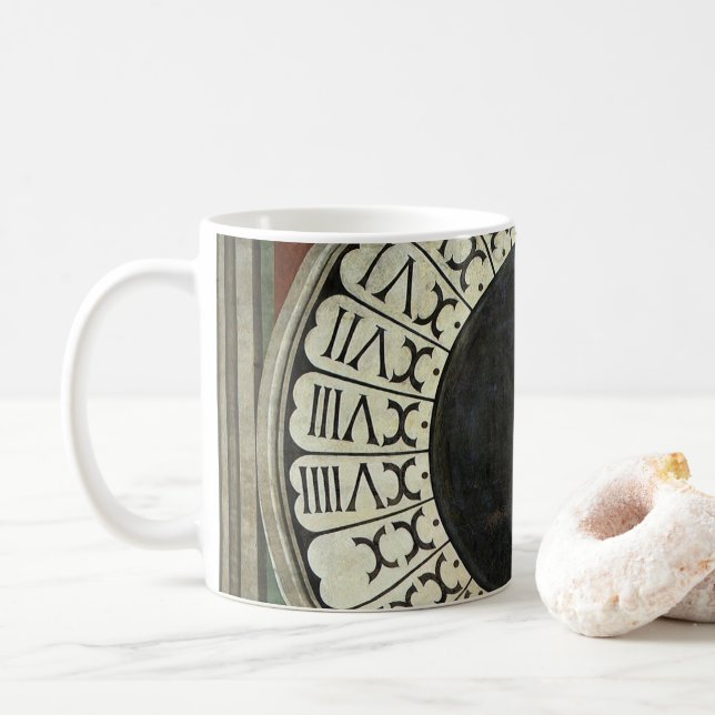 Mug Horloge du Duomo par Paolo Uccello (Avec donut)