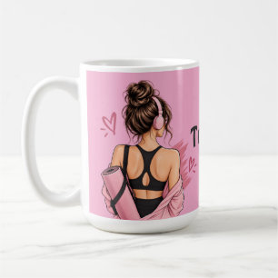 Mug Horloge murale Discipline aujourd'hui Liberté dema
