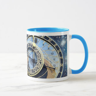 Mug Horloge-Time et espace astronomiques de Prague