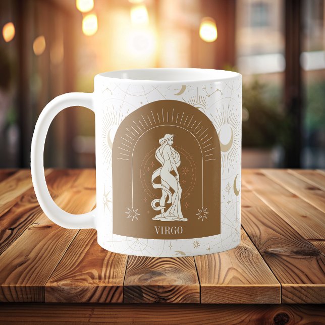 Mug Horoscope Mystic Virgo Zodiac Stars (Mystic Virgo Zodiac Stars Horoscope Coffee Mug)