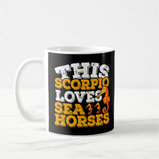 Mug Horoscope SIGNE Zodiaque Scorpio Aime Les Chevaux 