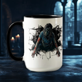 Mug Horreur déplaisante Zombie - Halloween effrayant