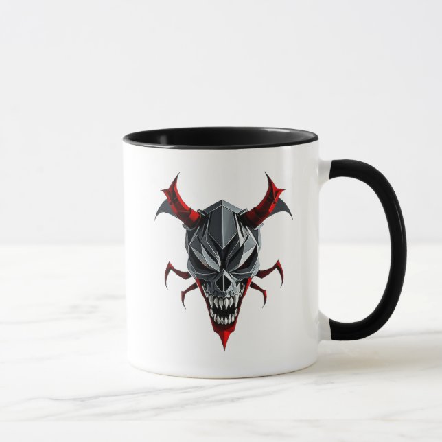 Mug Horreur et damnation, un démon vous observe. (Droite)