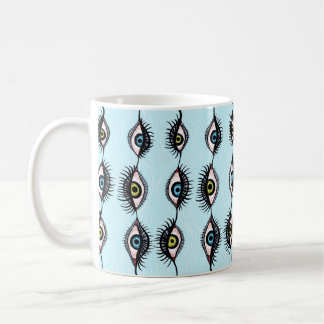 Mug Horreur gothique déplaisant yeux sorciers