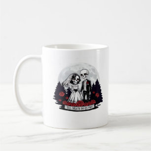 Mug Horreur Valentines Jour Skeleton Couple Jusqu'à la