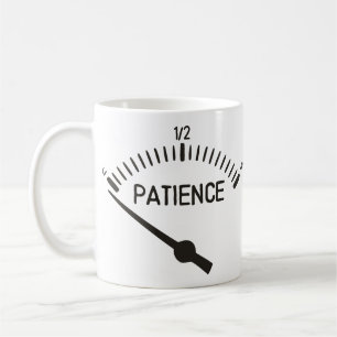 Mug Hors de la mesure de gaz de la patience