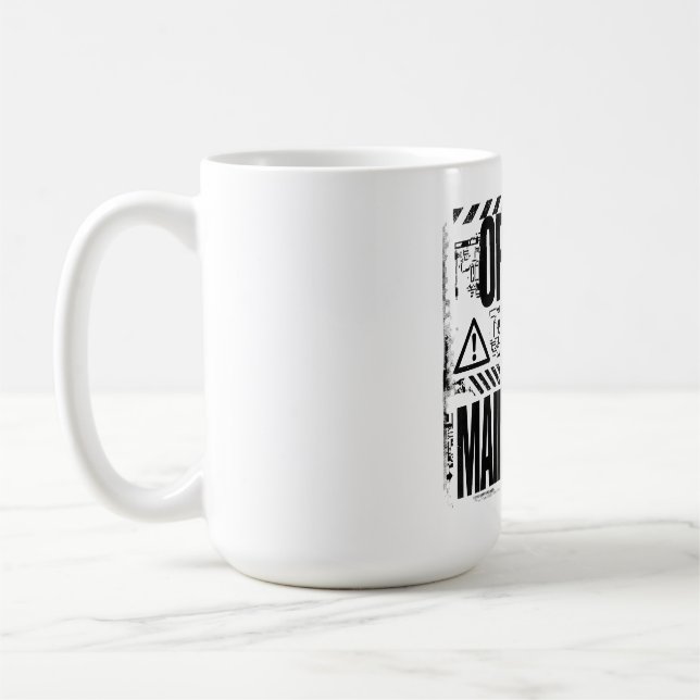 Mug HORS LIGNE POUR MAINTENANCE | Typographie Brutalis (Gauche)